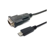 Equip 133392 cable de serie negro 1,5 m usb tipo c db-9