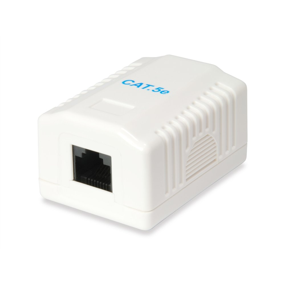 Equip 235113 caja de tomacorriente rj-45 blanco