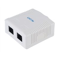Equip 235114 caja de tomacorriente rj-45 blanco
