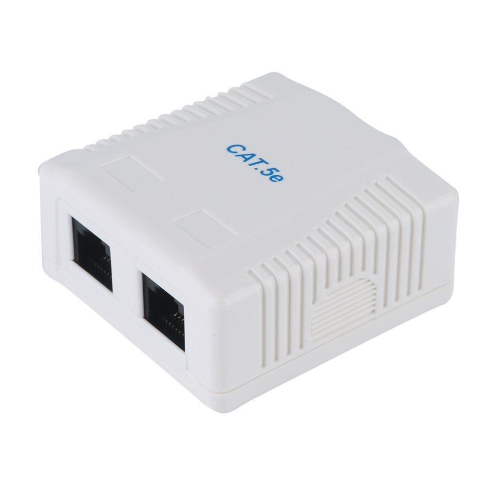 equip 235114 caja de tomacorriente rj-45 blanco