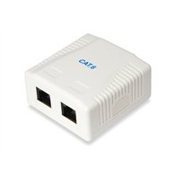 Equip 235214 caja de tomacorriente rj-45 blanco