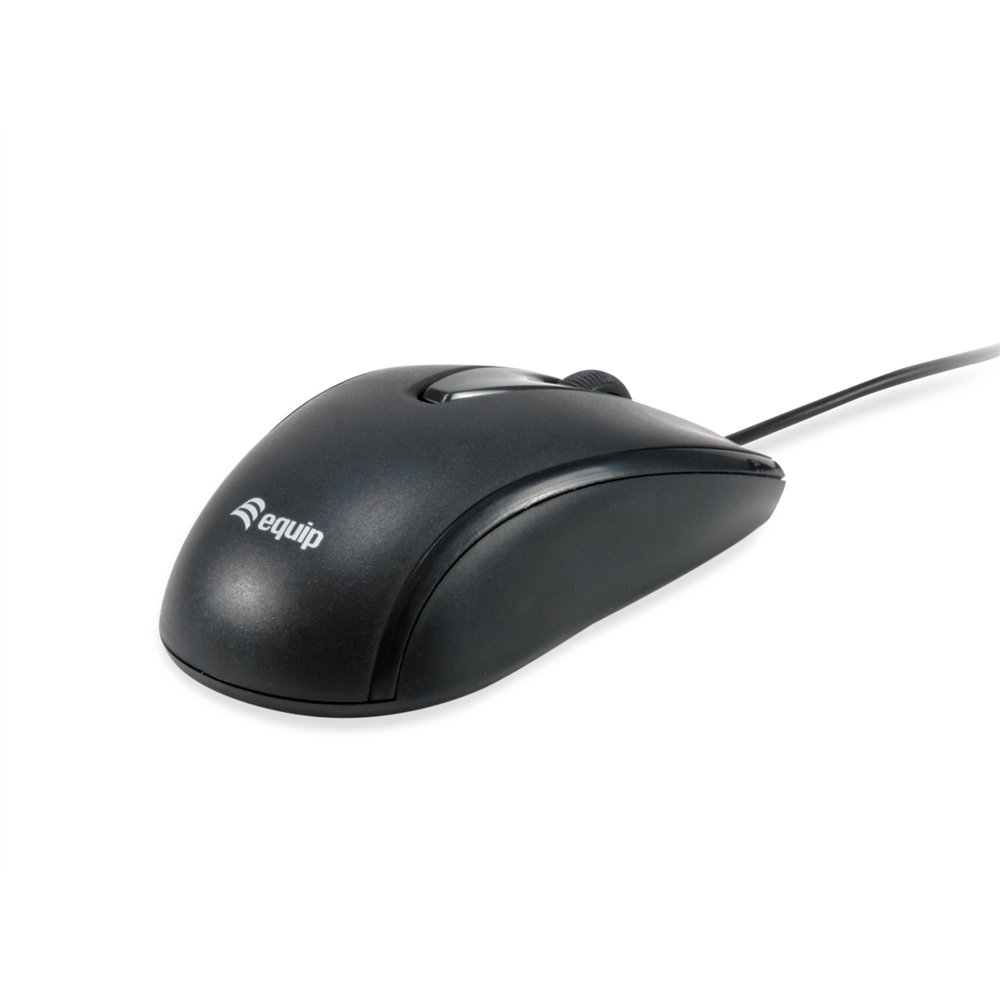 equip 245116 ratón oficina ambidextro usb tipo c óptico 1200 dpi