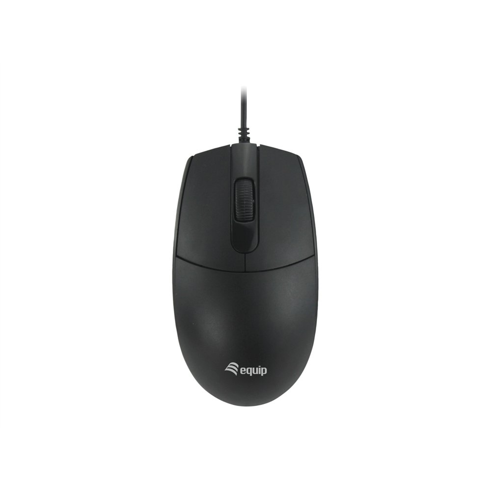 equip 245117 ratón oficina ambidextro usb tipo a óptico 1200 dpi
