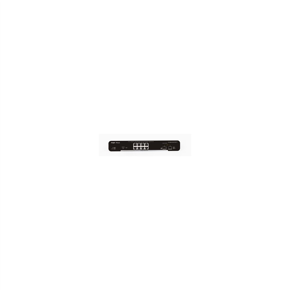 ruijie networks rg-nbs3100-8gt2sfp-p switch gestionado l2 gigabit ethernet (10/100/1000) energía sobre ethernet (poe) negro