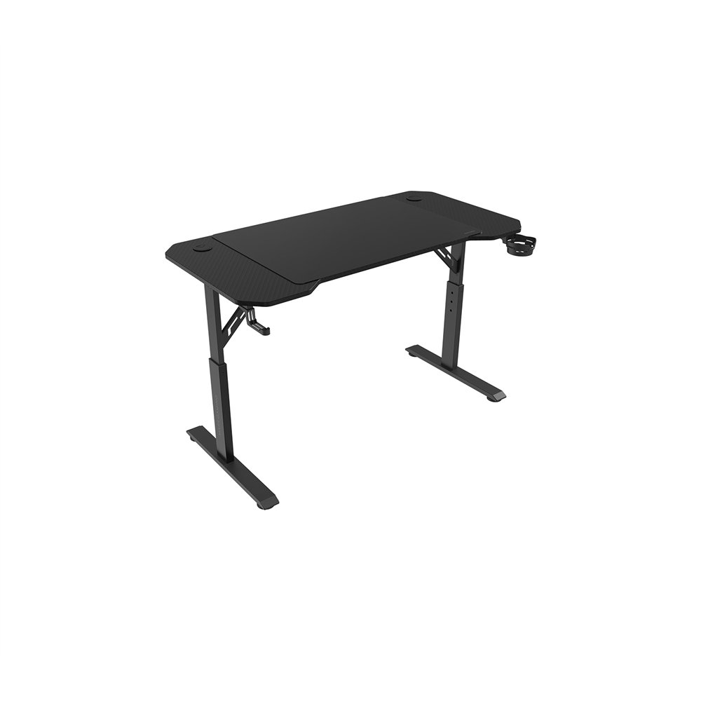 mars gaming mgd-ergo120, mesa altura ajustable 3 posiciones, superficie ergonómica, estructura metálica, alfombrilla xxl, soport