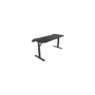mars gaming mgd-ergo140, mesa altura ajustable 3 posiciones, superficie ergonómica, estructura metálica, alfombrilla xxl, soport