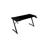 mars gaming mgd-x140, mesa gaming ergonómica, superficie en fibra de carbono, estructura metálica, alfombrilla xxl, soporte auri