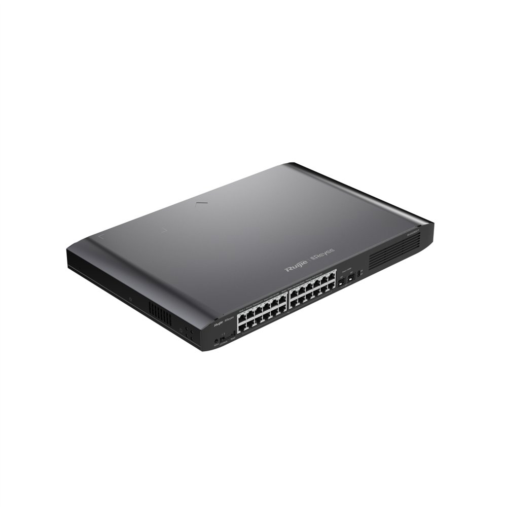 Ruijie networks rg-es226gc-p switch gestionado l2 gigabit ethernet (10/100/1000) energã­a sobre ethernet (poe) negro