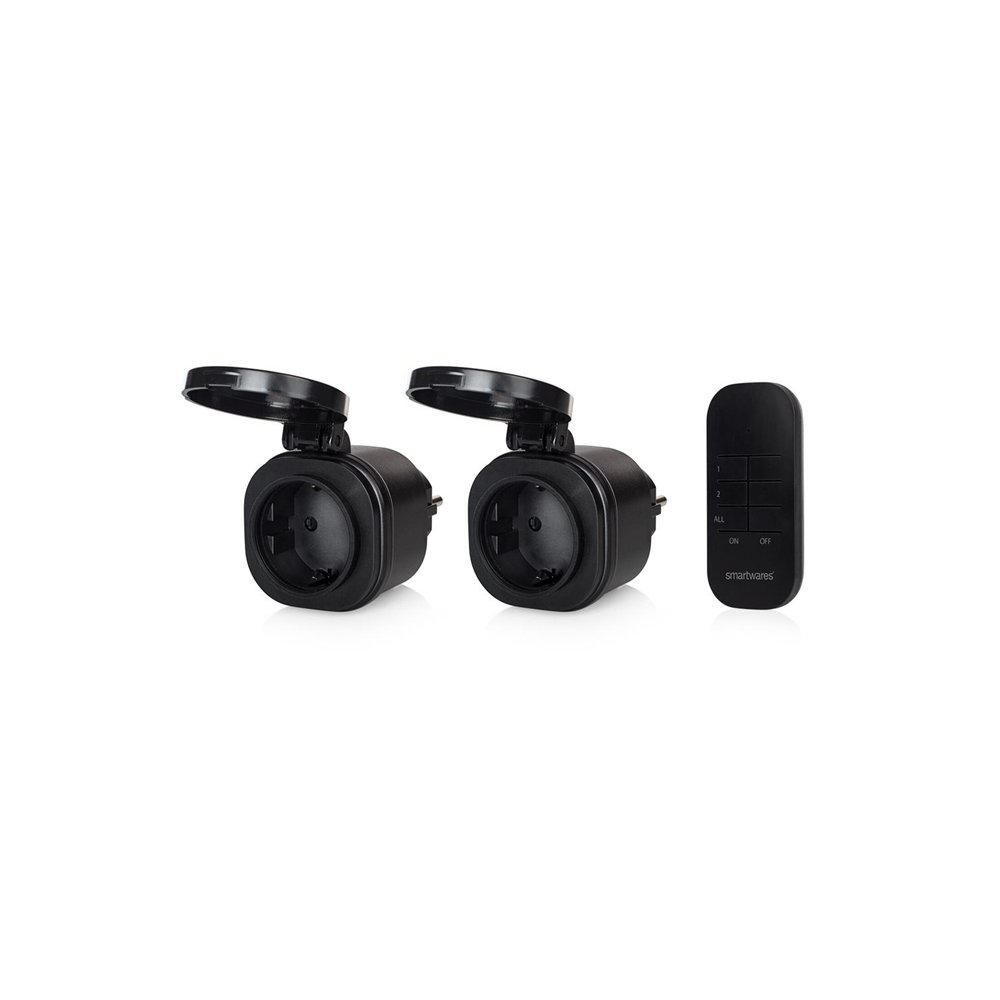 Smartwares sh4-99653 enchufe inteligente 3000 w negro