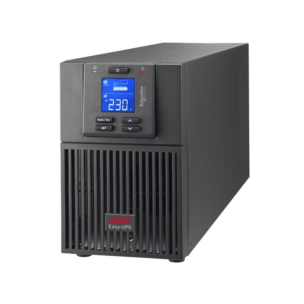 apc easy ups on-line srv sistema de alimentación ininterrumpida (ups) doble conversión (en línea) 3 kva 2700 w 7 salidas ac