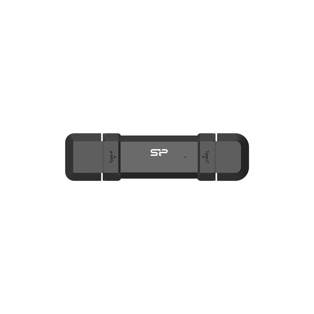 Silicon power ds72 unidad flash usb 250 gb usb type-a / usb type-c 3.2 gen 2 (3.1 gen 2) negro