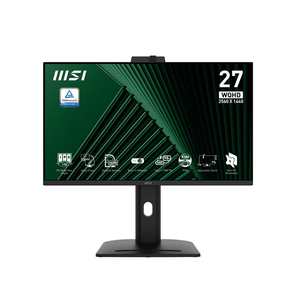 MSI Pro MP275QPDG pantalla para PC 686 cm (27) 2560 x 1440 Pixeles Wide Quad HD LCD Negro