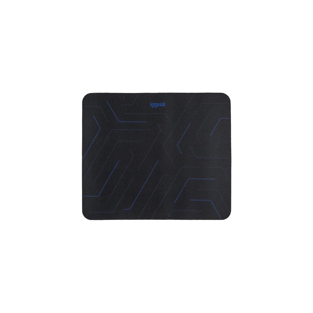 Iggual hexa 1 alfombrilla de ratã³n para juegos negro, azul