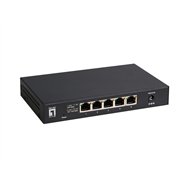 Levelone geu-0525 switch no administrado 2.5g ethernet (100/1000/2500) negro