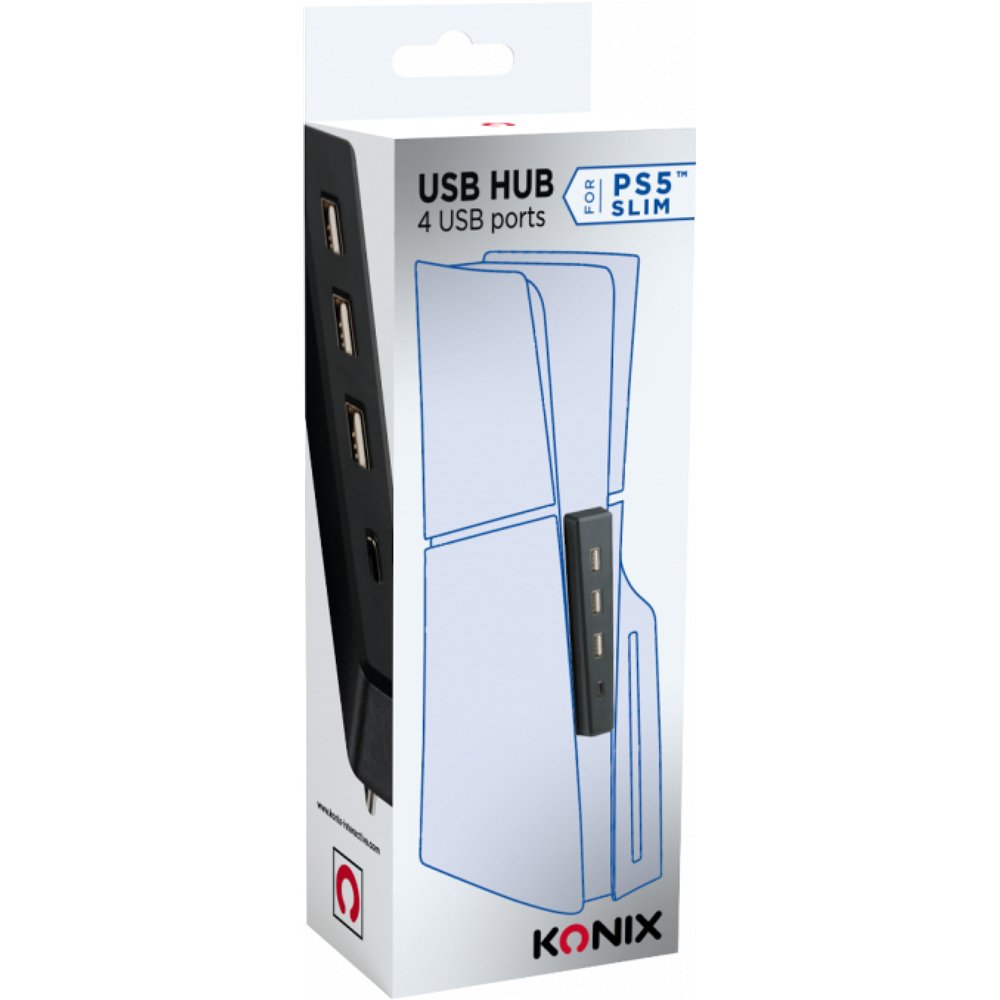 konix kx ps5 slim usb hub