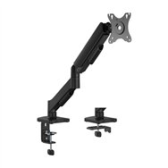 Aisens soporte de mesa eco contrapeso giratorio e inclinable para monitor/tv 9kg (3 pivotes, 1 brazo) de 17"-32", negro