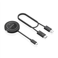 Aisens usb-c a hdmi inalambrico 1080p 30m, negro
