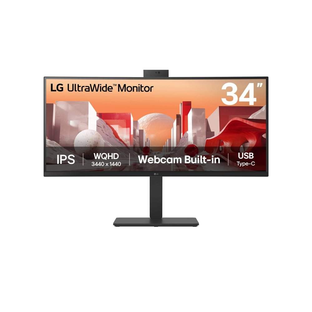 Lg 34ba85qe-b pantalla para pc 864 cm (34) 3440 x 1440 pixeles wide quad hd lcd negro