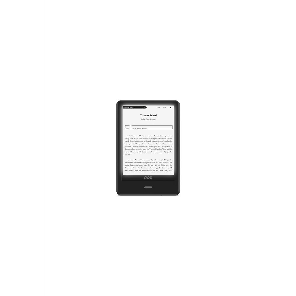 spc dickens light 2 pro lectore de e-book pantalla táctil 8 gb negro