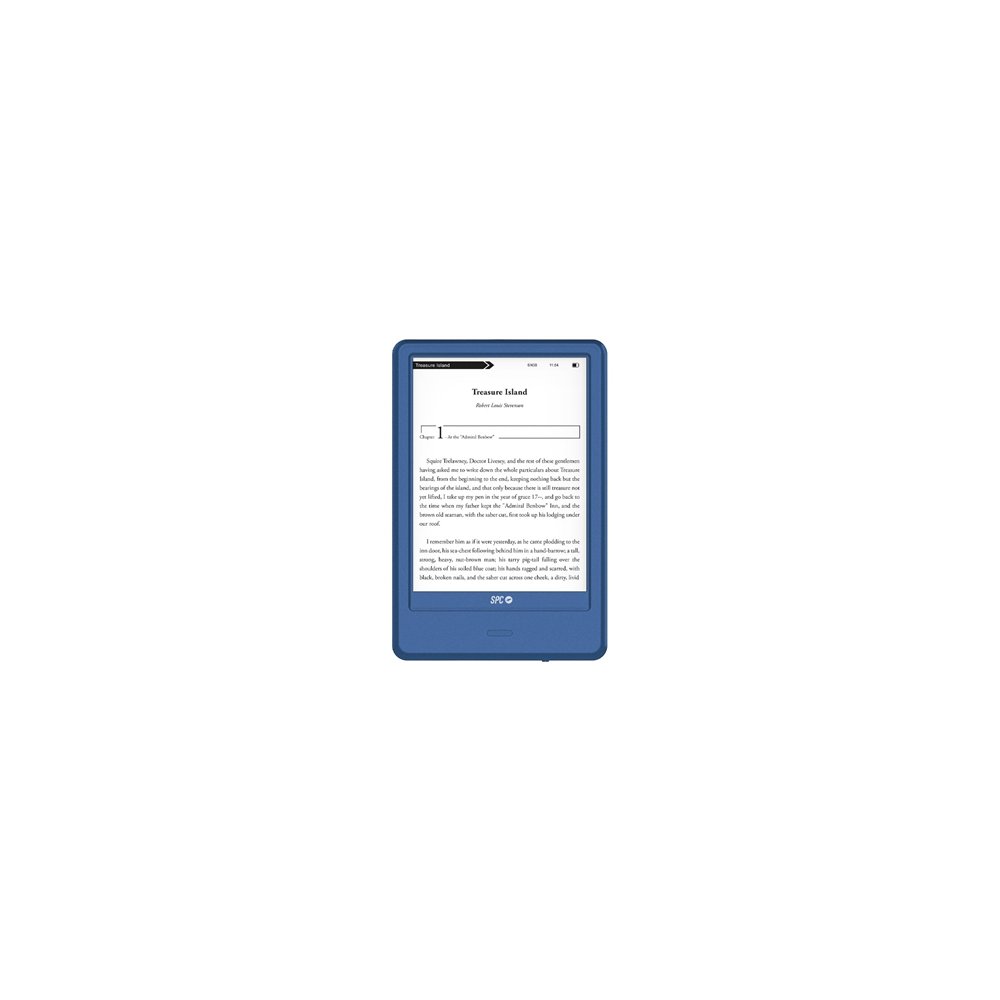 spc dickens light 2 pro lectore de e-book pantalla táctil 8 gb azul