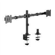 Aisens soporte de mesa eco giratorio e inclinable para monitor/tv 20kg (3 pivotes, 2 brazos) de 17"-35", negro