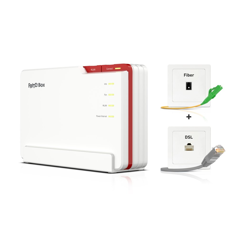 Fritz!box 5690 pro international router inalã¡mbrico 2.5 gigabit ethernet tribanda (2.4 ghz / 5 ghz / 6 ghz) blanco