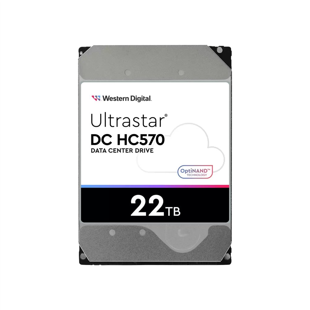 Western digital ultrastar dc hc570 disco duro interno 22 tb 7200 rpm 512 mb 3.5" serial ata iii