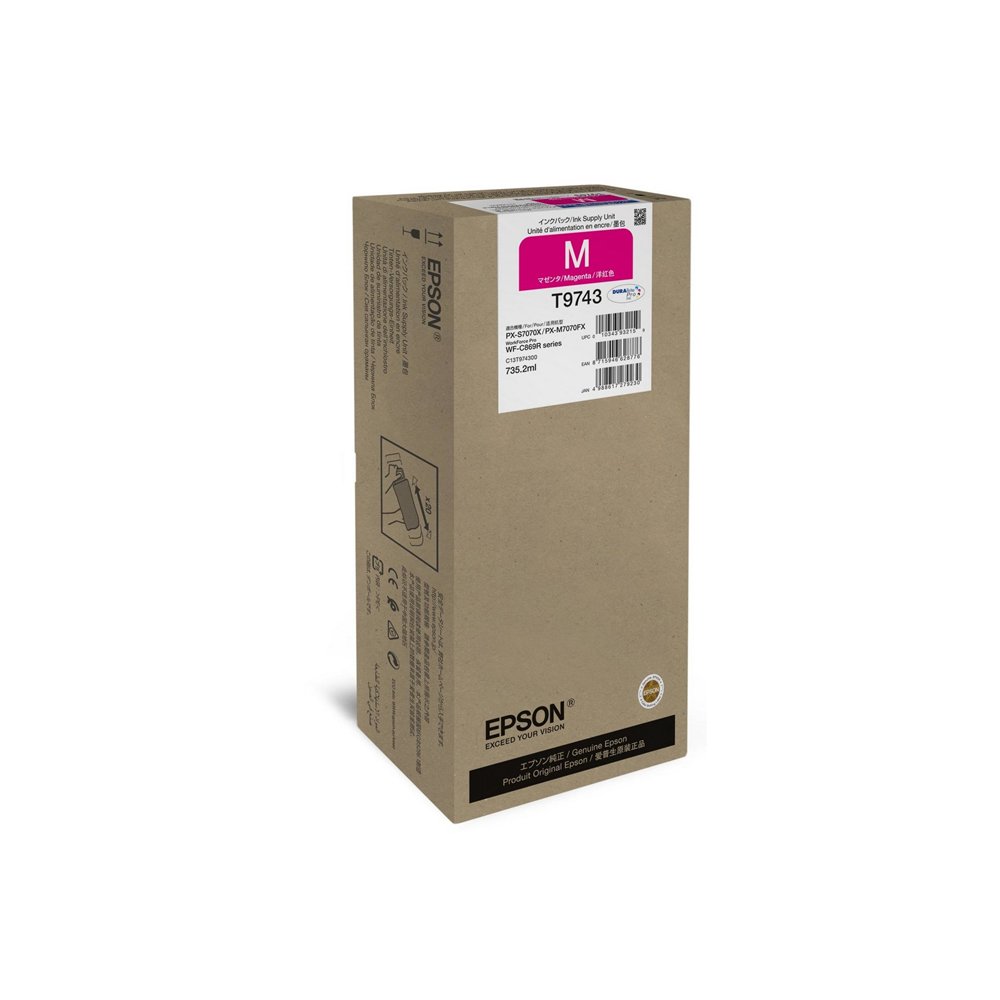 Epson c13t97430n cartucho de tinta 1 pieza(s) original magenta