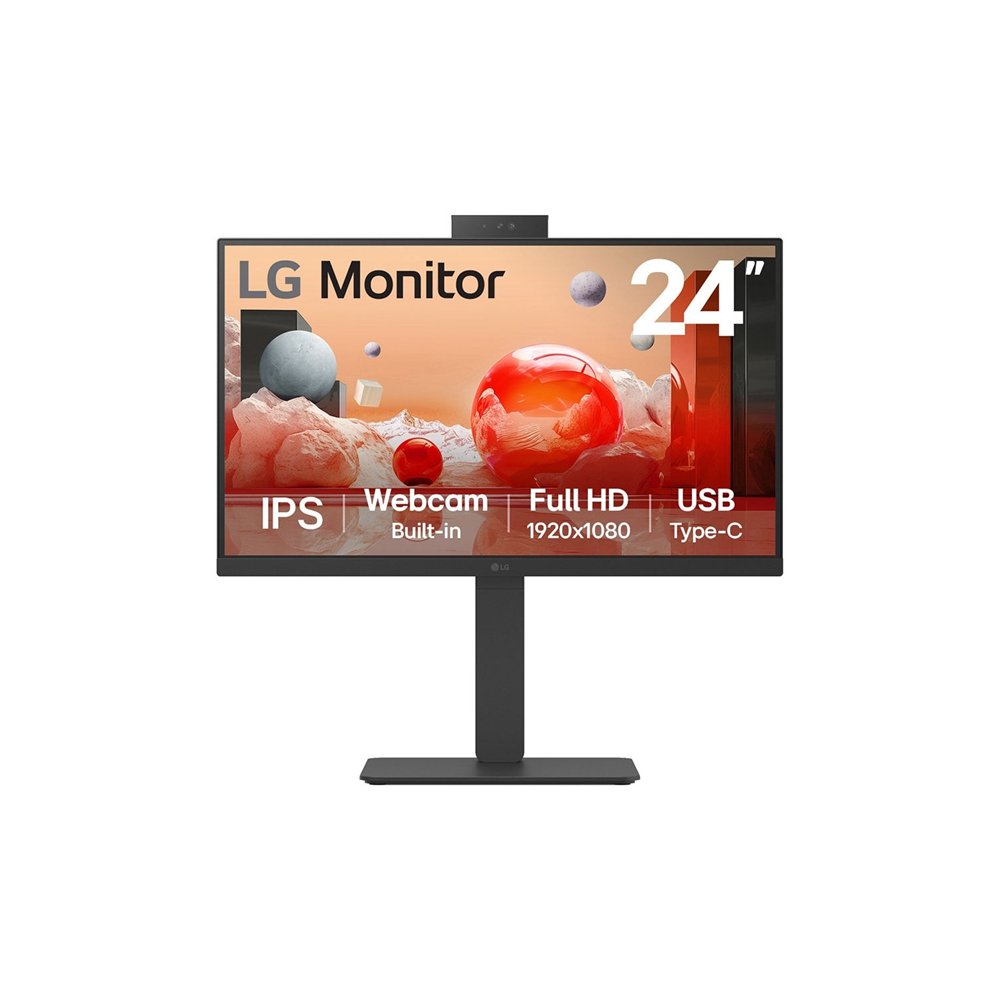 lg 24ba850-b pantalla para pc 60,5 cm (23.8") 1920 x 1080 pixeles full hd negro