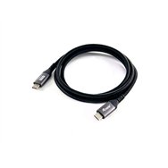 Equip 128383 cable usb 4 gen 3 c a c, m/m, 2,0m, pd3.1 240w, 8k/60hz, 40gbps, negro
