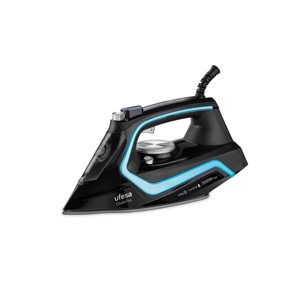 Ufesa pv2600 plancha vapor-seco suela de cerámica 2600 w negro