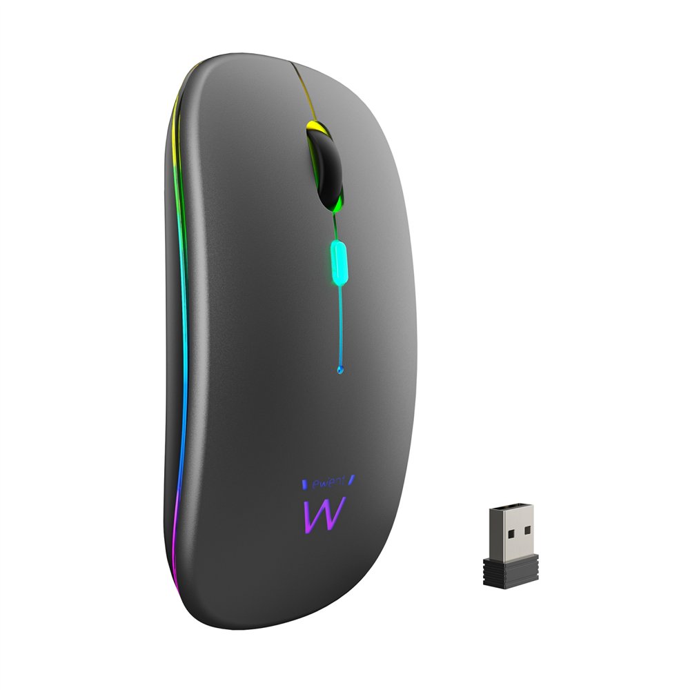 Ewent ew3242 ratã³n universal ambidextro rf wireless + bluetooth ãptico 1600 dpi