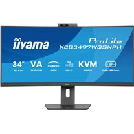 Iiyama prolite xcb3497wqsnph-b1 pantalla para pc 86,4 cm (34") 3440 x 1440 pixeles negro