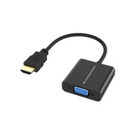conceptronic abby20b adaptador de cable de vídeo 0,25 m hdmi tipo a (estándar) vga (d-sub) negro