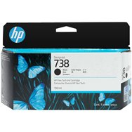 Hp 738 130-ml black designjet ink cartridge cartucho de tinta 1 pieza(s) original rendimiento estã¡ndar negro
