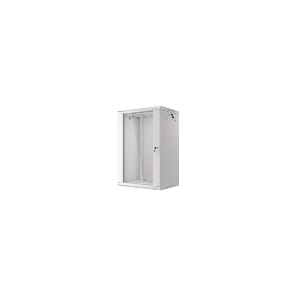 lanberg wf01-6418-10s armario rack 18u bastidor de pared gris