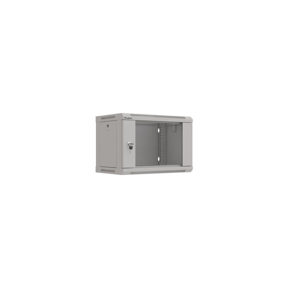 Lanberg WF03-5306-10S armario rack 6U Bastidor de pared Gris