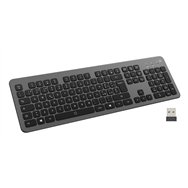 Ewent ew3296 teclado universal rf inalã¡mbrica + usb qwerty espaã±ol negro, gris