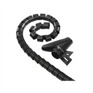 Hama 00220996 organizador de cables universal cubrecables negro 1 pieza(s)