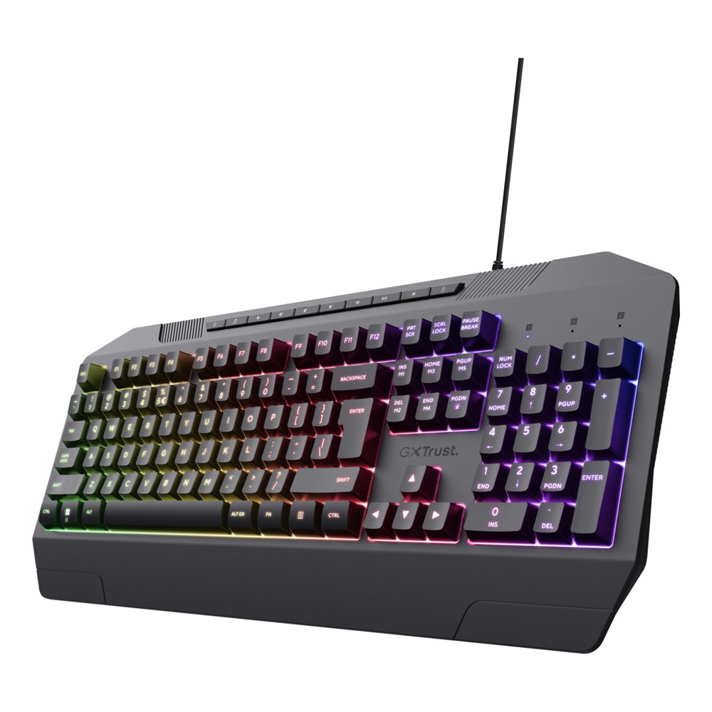 Trust gxt 836 evocx teclado gaming iluminado