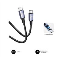 Subblim cable plus 100w c-c 2m black