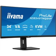 Iiyama prolite xcb3497wqsnp-b1 pantalla para pc 86,4 cm (34") 3440 x 1440 pixeles ultrawide quad hd led negro