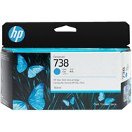 Hp cartucho de tinta cian designjet 738 de 130 ml