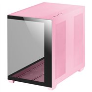 Mars gaming mcv4 rosa, torre gaming custom xxl e-atx, ventana cristal templado lateral y frontal sin marco, estructura modular d