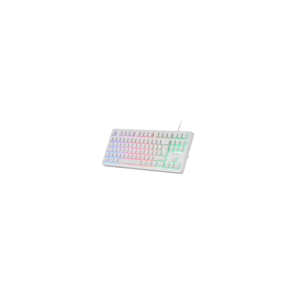 Mars gaming mk023, teclado gaming tkl, tecnologã­a hã­brida h-mech, iluminaciã³n frgb rainbow, anti-ghosting, compatibilidad uni