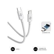 Subblim cable plus 100w c-c 2m white