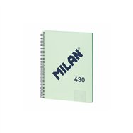 Milan 57143e80gr cuaderno y block a4 80 hojas verde
