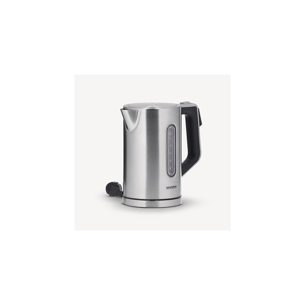Severin 3418000 tetera eléctrica 17 l 3000 w negro acero inoxidable