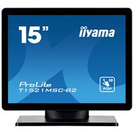 Iiyama prolite t1521msc-b2 pantalla para pc 38,1 cm (15") 1024 x 768 pixeles xga led pantalla táctil mesa negro