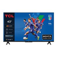 tcl p6k 43p6k televisor 109,2 cm (43") 4k ultra hd smart tv wifi metálico